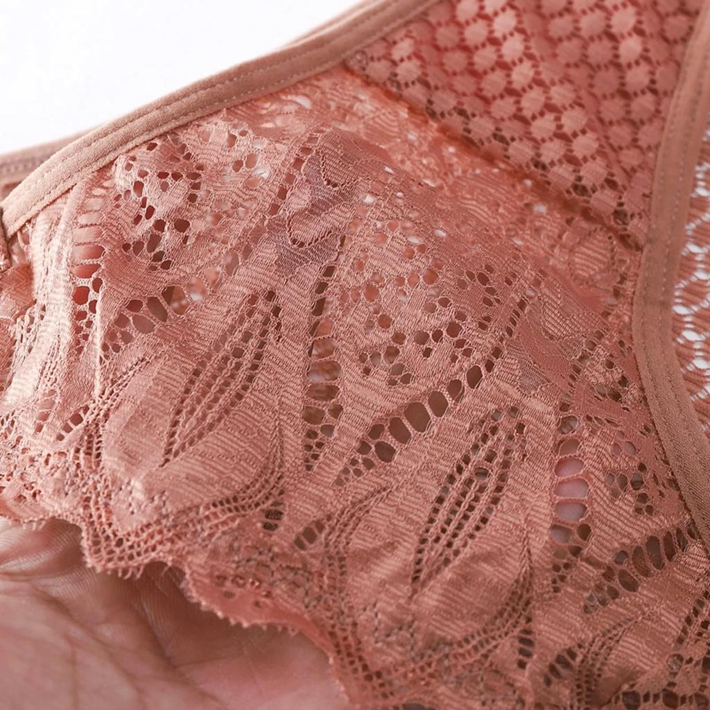Sexy Sheer Lace Transparent Female Underwear Mesh Hook Briefs Low Waist Seamless Underpants Lingerie for Women Calzones Mujer