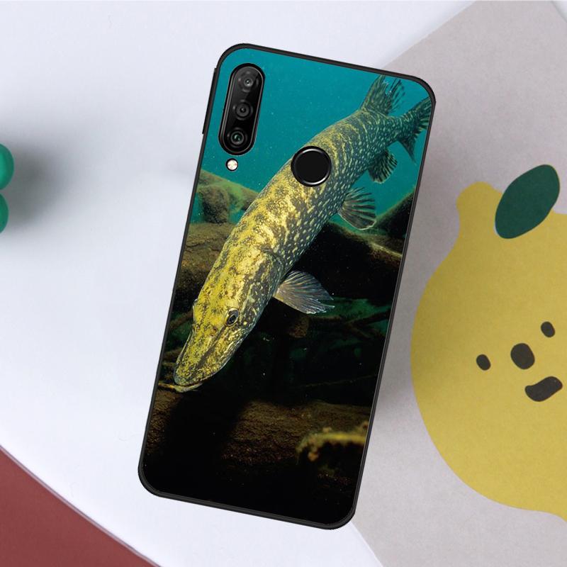 

Pike Fish Fishing Bait For Huawei Nova 5T 9 10 SE 7i 8i 11i 12i Y60 Y61 Y70 Y72 Y73 Y90 Y91 P20 P40 P30 Lite Case Huawei Nova 12i