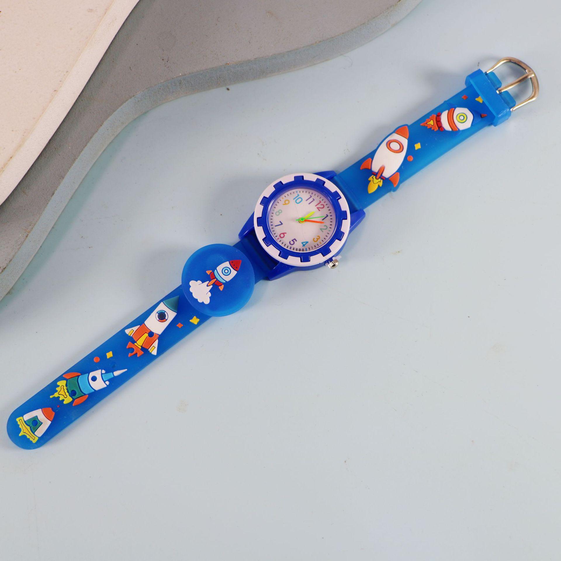 

Creative Cartoon Quartz Luminous Strap Kids Watch - Electronic Boy s Wristwatch with Pointer