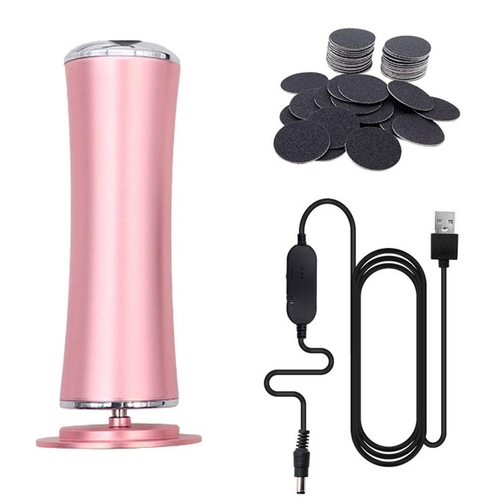 

Sandpaper Grinder Electric Pedicure Tools Foot Exfoliator File Cuticle Callus Remover Foot File рожевий