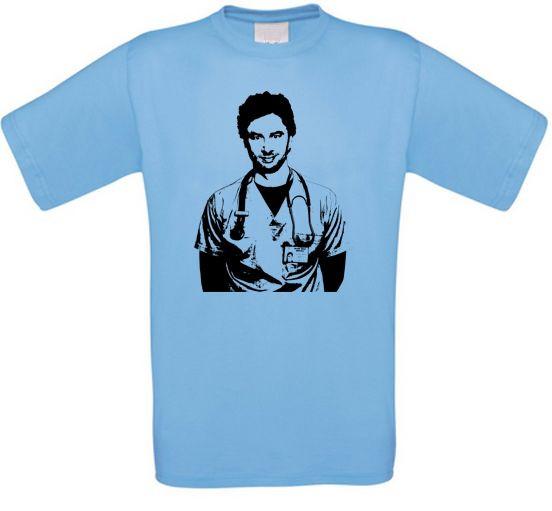 Scrubs JD Zach Braff Cult Series T-Shirt All Sizes XL