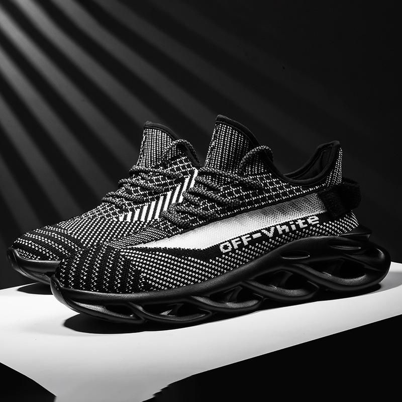 

Мужская обувь, весенние новые повседневные спортивные кроссовки, большие размеры, легкие дышащие, сетчатые, кокосовые кроссовки 36 чёрный