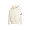 adidas Men Originals Trefoil Crew Neck Fleece Sweatshirt Off White IX0346