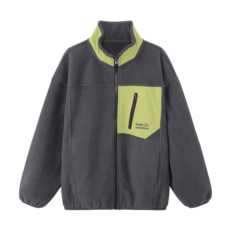 Boy s Hooded Thermal Anti-Static Fleece Jacket 110