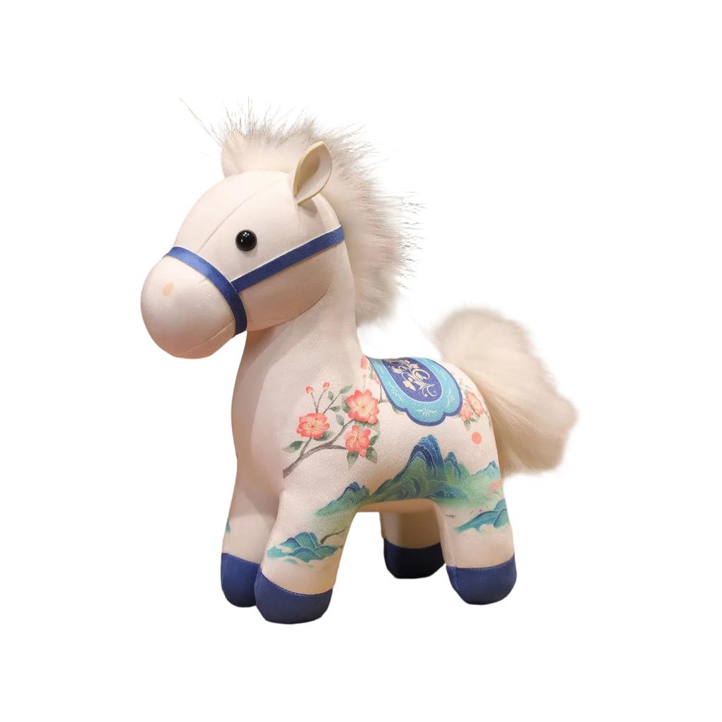 20cm Plush Horse Stuffed Doll, Soft Fabric And Portable Design, Men Women Kids Backpack Purse Car Home Table Birthday Party Decoration