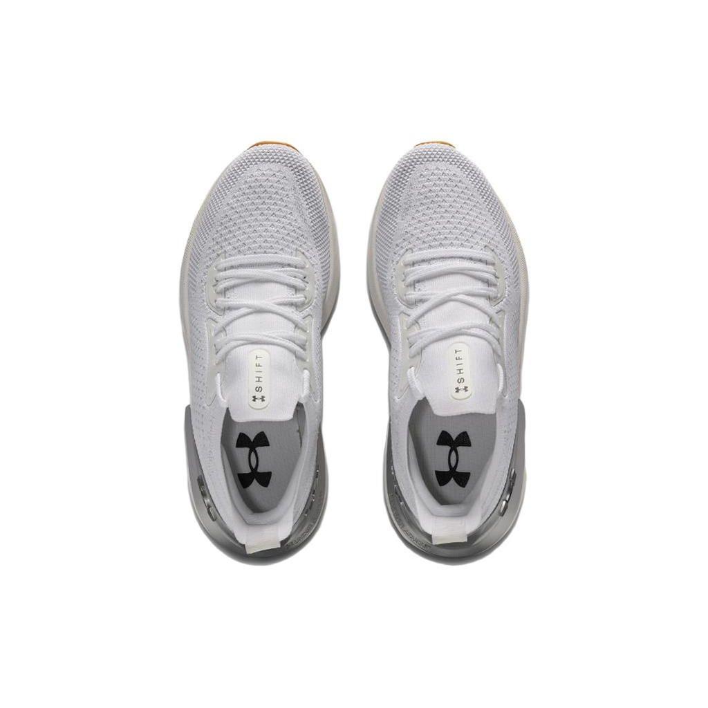 Under Armour Ua Shift Lightweight Comfortable Fabric Low Top Running Shoes Men sneaker Silver White 3027776-100