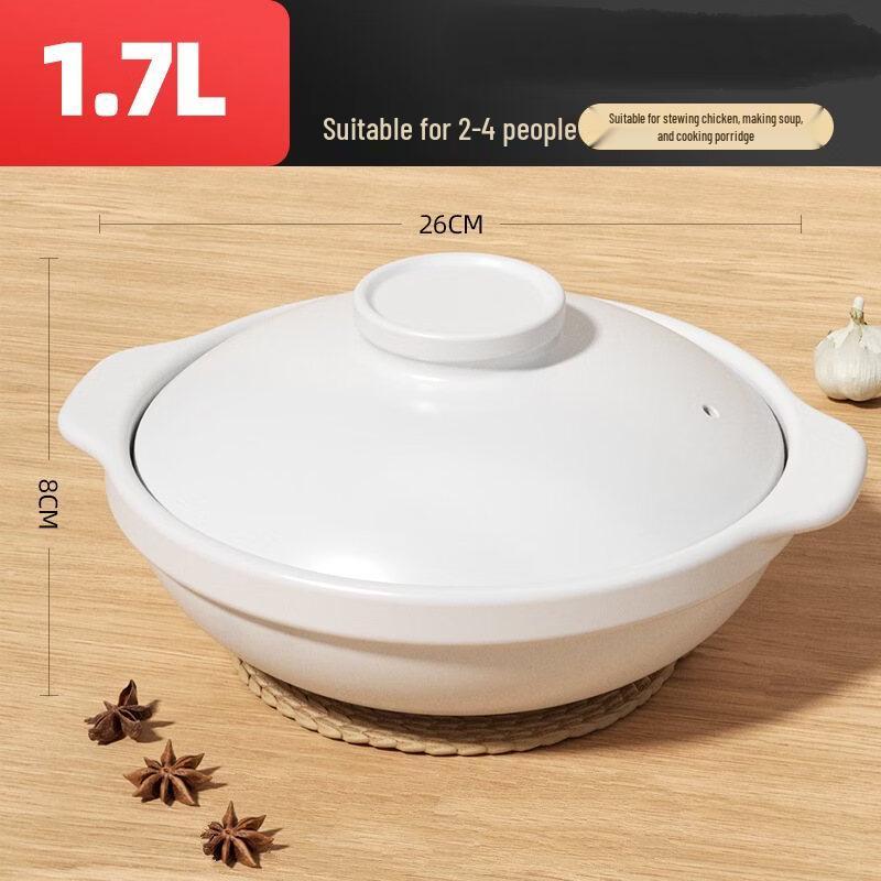 Керамический глиняный горшок ZISIZ с крышкой