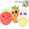 Banana Baby Beat Sensing Creative Fruit Novelty Parent-Child Musical Interactive Piano Toy Plush Doll Christmas Gifts