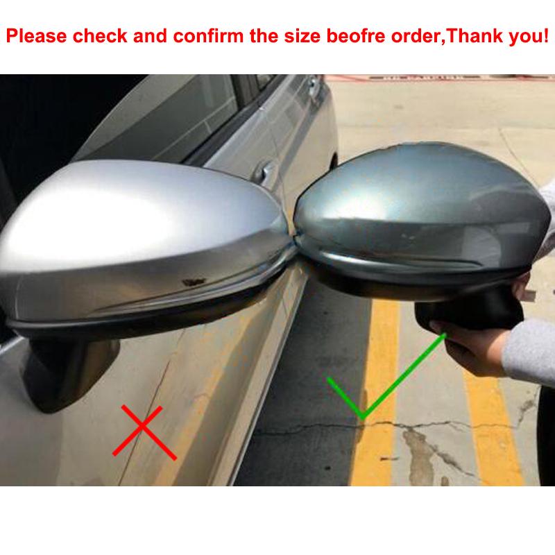 For Honda Fit Jazz Shuttle City 2014-2018 Car Rearview Side Mirror Cover Sticker Wing Cap Exterior Door Case Trim Carbon Fiber