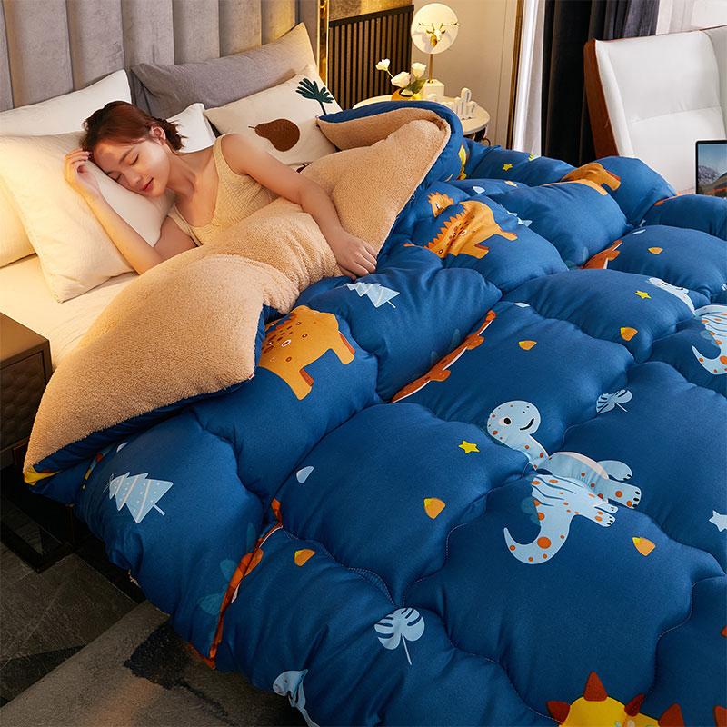 

Зимнее одеяло из овечьего бархата 5 кг, Односпальное, Двуспальное, Домашнее, Гостиничное, Наполнитель для одеяла 1,5 м, Утолщенное, 1,8 м, Роскошное одеяло, Супертеплое одеяло 150x200cm 3.5kg