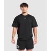 Gymshark STrengTh DeparTmenT Graphic T shirT Black A1c3u Bb2j