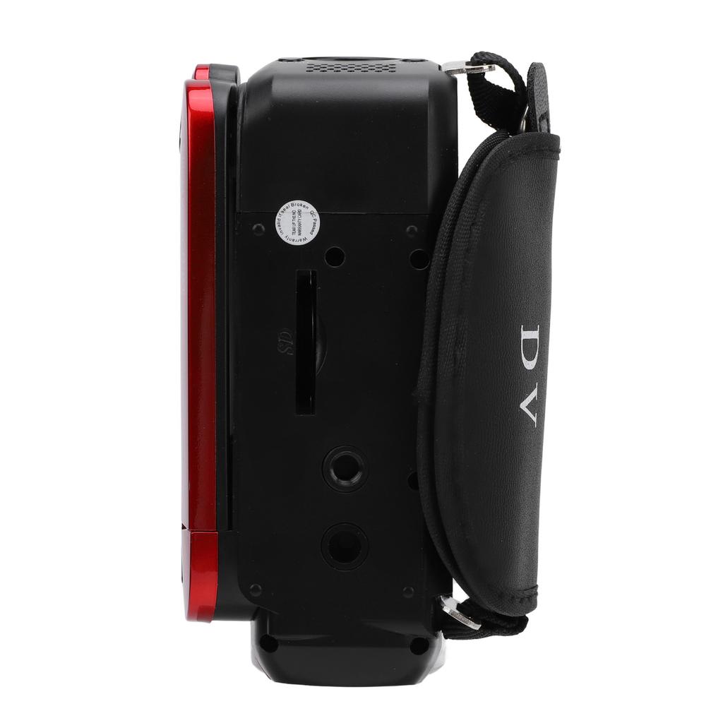 Video Camera with 2.4 Inch Color Screen Fill Light 16MP 1080P 16X Digital Zoom Anti Shake Loop Video Recording