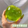Mela verde mela verde giocattolo da spremere rimbalzo lento giocattolo antistress mela maltosio da spremere, allevia la pressione e l'ansia