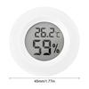 45mm Mini LCD Digital Thermometer Hygrometer Round Temperature Humidity Tester Sensor Detector For Freezer Cigar Box