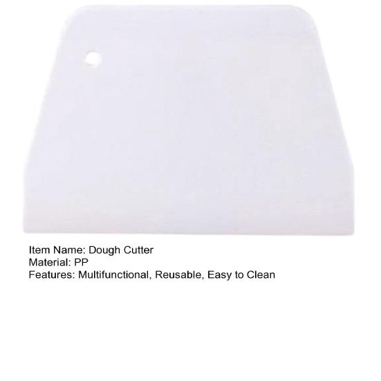 Dough Cutter Multifunctional Baking Tool Reusable Dough Scraper Food Safe Dough Cutting Tool for Bread Cake Fondant