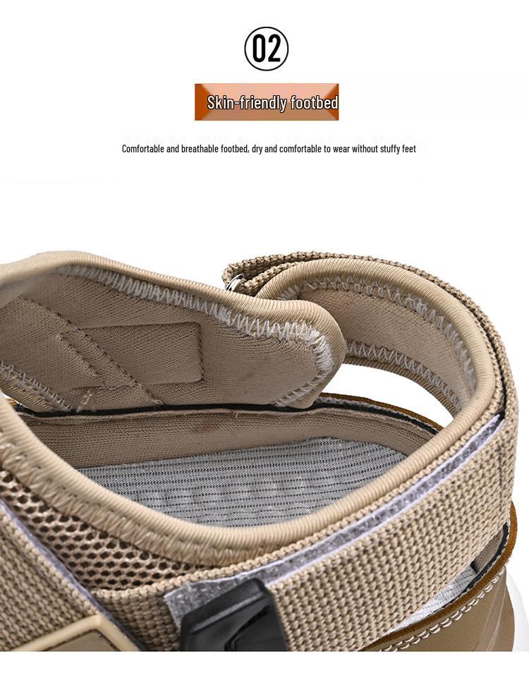 Summer 2025 Men's Trendy Thick-Soled Breathable Sports Sandals