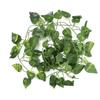 Artificial Fake Leaves Hanging Vines 6.89ft Long Vine Reptile Habitat Decor (Scindapsus Leaves)