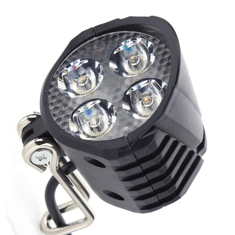 Fresh High Power 18W LED Electric Bicycle Bike Light With Horn, Waterproof IPX5 Rating For E-Bikes