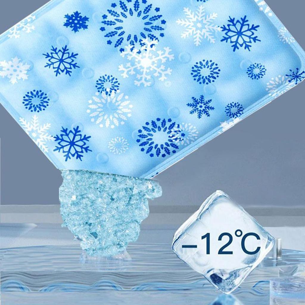 Pet Ice Mats Cooling Dog Bed Dog Cooling Crate Ice Pad Cooling Sleeping Pad for Small Dogs Napping Accessories Pet Supplies