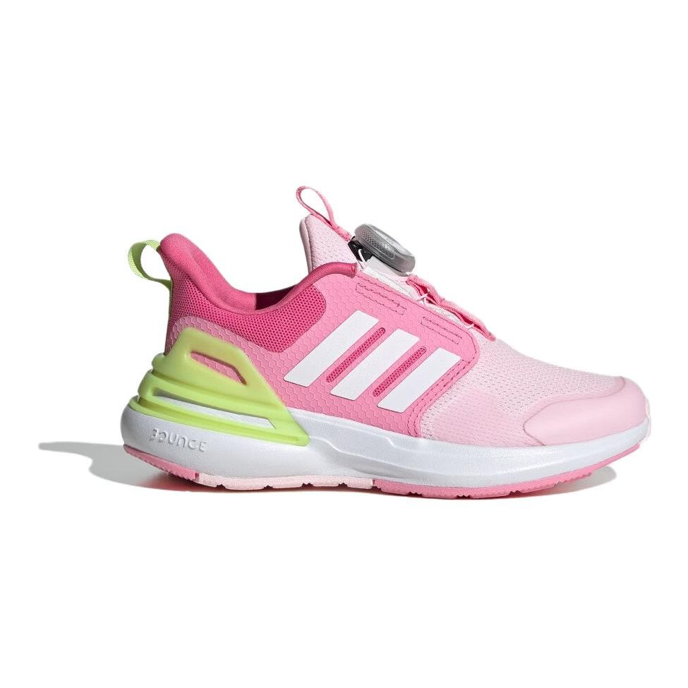 Adidas Rapidasport Boa Durable Low-Top Kids Running Shoes Kids Running Shoes Pink Yellow ID2381