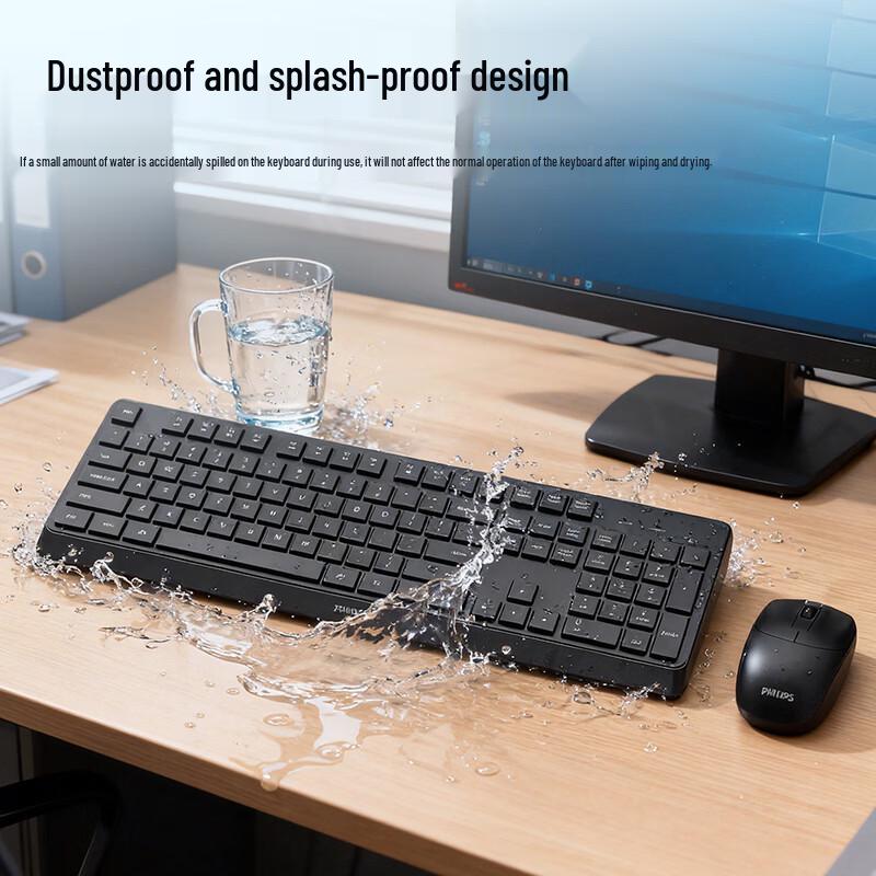 Philips SPT6368 Wireless Keyboard and Mouse Combo