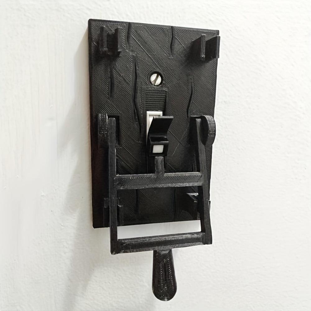 

Durable Plastic Flip Handle Switch Cover Flip Style Light Switch Plate Halloween Home
