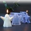3D Geist Silikon Kerzenform Mehr Stil Gespenst Seife Harzform Gips Festival Geschenk Halloween Dekoration
