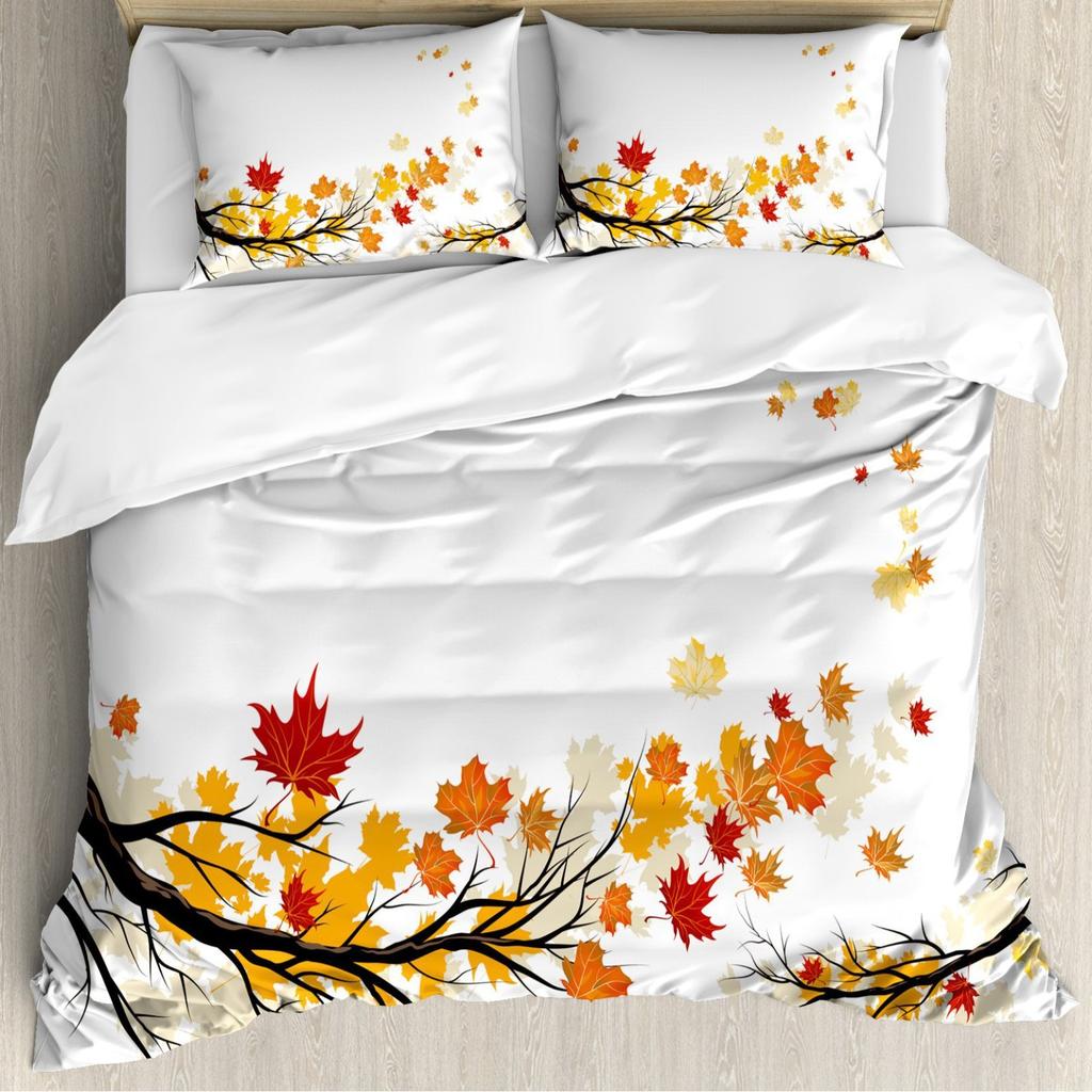 Japanese Manga Three-piece Quilt Cover Digital Printing Bedding Set Fighting Scene Bed Cover