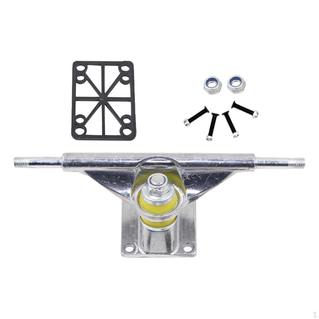 Skateboard Truck Bridge Steering Bracket for Outdoor Modification Silver 1pcs