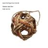 Natural Handmade Woven Rattan Teething and Chew Toy for Rabbits, Hamsters, and Chinchillas - Boredom Relief Ball