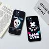 QE30 Game Over Phone Case for OPPO A40 A60 A80 A15 A16 A16K A12 A17 A17K A54 A54S A53 A53S A55 A56 A57 A98 F23