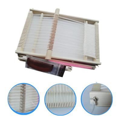 Small Weaving Loom Starter Kit,Wooden Diy Weaving Loom Kit Multi-Craft Hand-Knitted Spin Machine For Tapestry For Kids Childr
