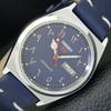 AUTOMATIC VINTAGE REFURBISHED SEIKO 5 JAPAN 6309A MENS BLUE DIAL WATCH A441308-5 Sk-a441308