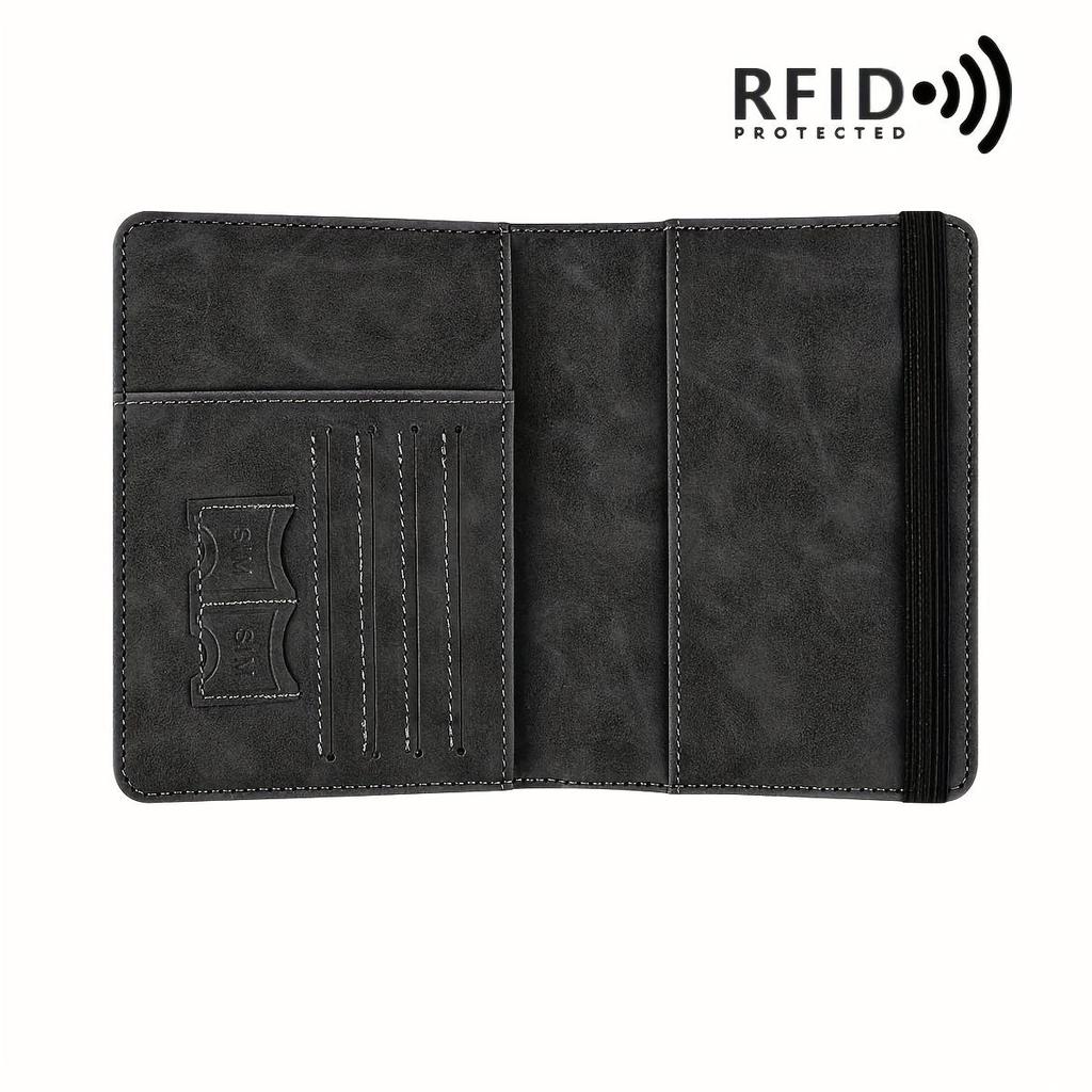 RFID passport holder slim passport wallet multi-functional wallet travel passport bag