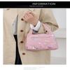 1Pc Trend Printing Women's Handbag, Commuting To Work, Large-capacity Storage, Bento Bag, Portable Small Mommy Bag When Going Out