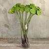 Romantic Artificial Lotus Handmade Fake Lotus Branch Simulation Lotus Leaf  Balcony