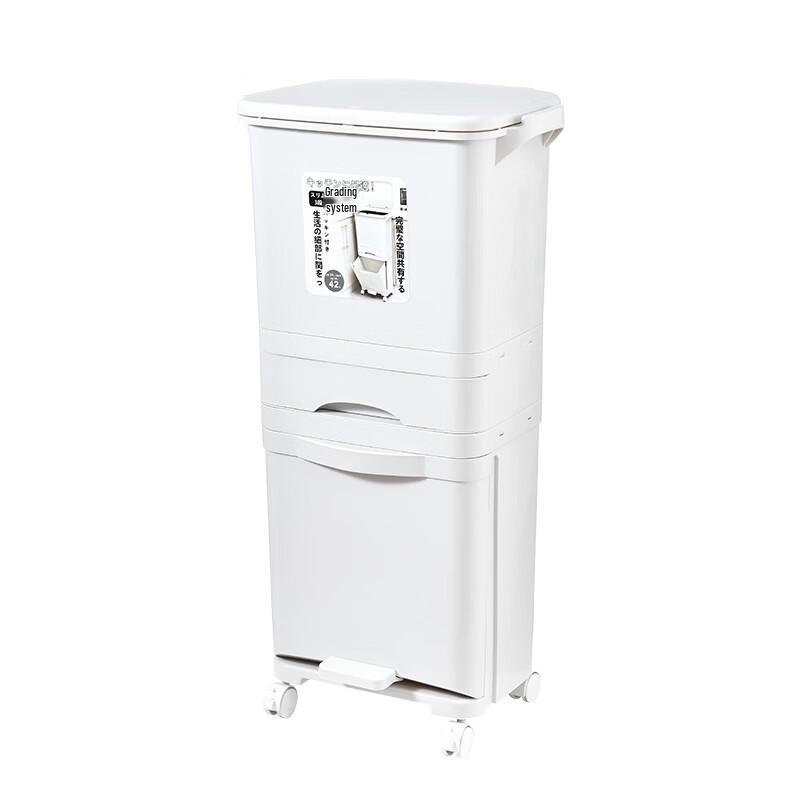 Yuzhuxun Kitchen Dry Wet Separation Trash Can