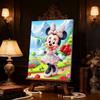 Disney Pearl Painting Minnie Mountain Flower Sea Waterfall Creative Art 5D Pearl Embroidery Cross Stitch Kit Handmade DIY Home and Room Decor Gift