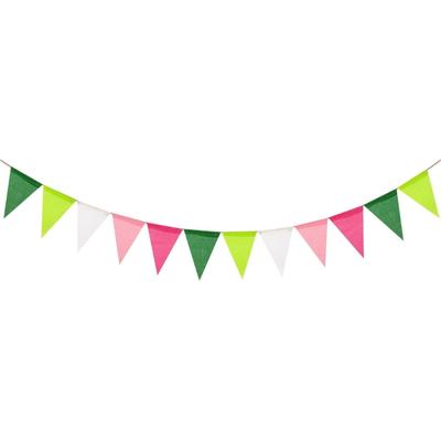 Holiday Triangle Bunting Easy Hanging Design Natural Burlap Materials Durable Efficient Christmas Decoration for Home Party Indoor Outdoors