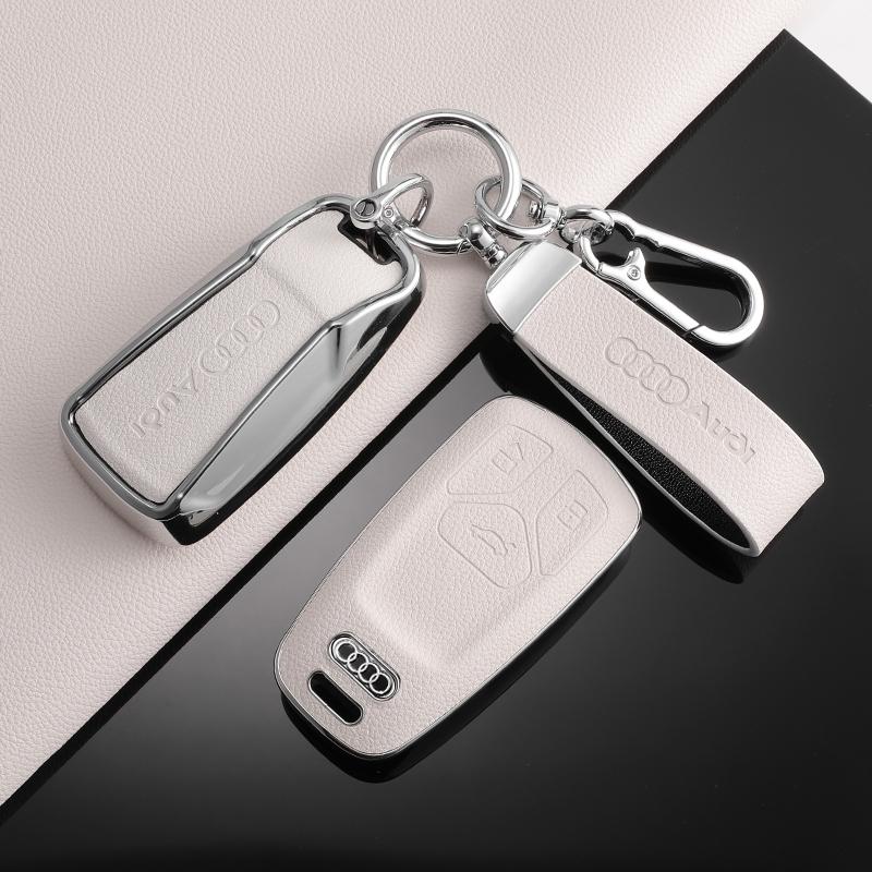For Audi 8YFashion TPU Car Key Case Remote Control Key Full Cover Holder for Audi A4 B9 Q5 Q7 TT TTS 8S 2016 2017 Keychain Accessories