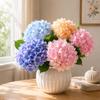 Bride Bouquet Artificial Rice Ear 6 Fork Simulation Ball Chrysanthemum  Party Decoration