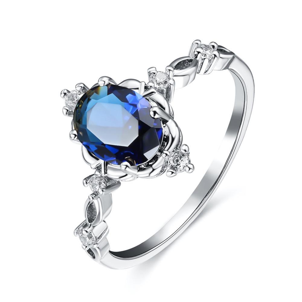 European and American Style Personalized Round White Micro Inlaid Zircon Ring Retro New Ring Versatile