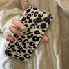 Black Leopard Print Case for iPhone 17 Pro Max, 16/17, 15/14 Cross-Compatible, Soft Cover for 13