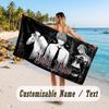 Custom Name Large Beach Towel,Death Note Quick Absorbent Towel For Outdoor Travel Poolside
