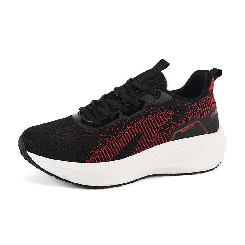 

Men s breathable Lightweight casual sports shoes Four season Thick sole comfort Racing outdoor running shoe youth speed sneakers 46