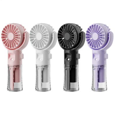 Handheld Spray Fans USB Rechargeable Portable Misting Fan 4-speed Adjustable Instant Cooling Mist Fan for Summer Outdoor Travel