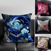 Fashion Cute C-Cookie Run Kingdom Icons Cushion Cover Pillow Case Soft Friendly Fabric & Concealed Zipper