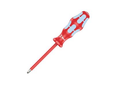 WERA Aço Inoxidável Isolado Phillips Cabeça Tamanho 100mm Haste 022734 Chave de Fenda, 2, Comprimento,