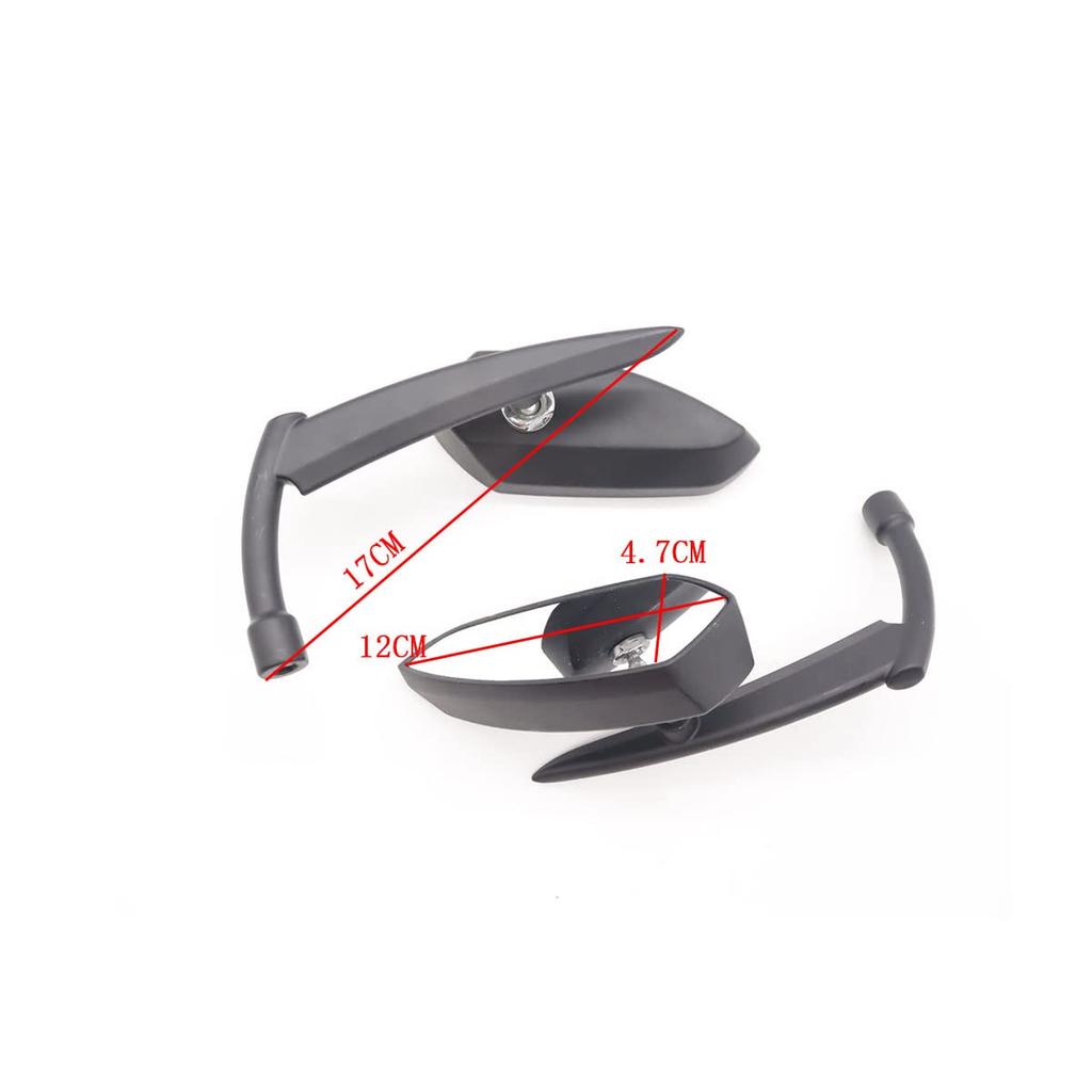 JPMODAO Harley Motorcycle Rearview Mirror for Harley Models XG 750 and XL 1200 X Models with Mounted Black 1982-2023 (excluding VRSCF, A, VROD,