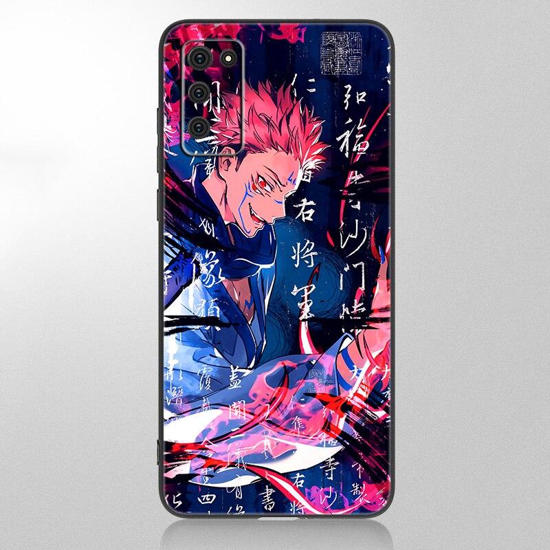 

Чехол Jujutsu Kaisen с аниме для Samsung Galaxy A12 A02S A22 A32 A52 A72 A71 A51 A41 A31 A21 A11 A50 A70 A10S A20S, черный мягкий чехол Samsung A72